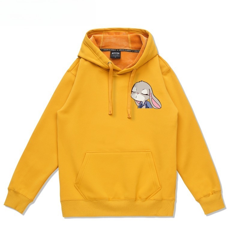 動物方城市新款 親子情侶男女連帽衛衣