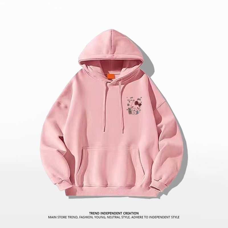 Hello Kitty凱蒂貓新款 親子情侶男女連帽衛衣