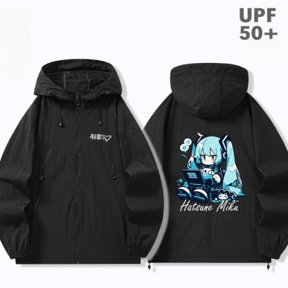 初音未來 男女輕薄透氣防曬服外套