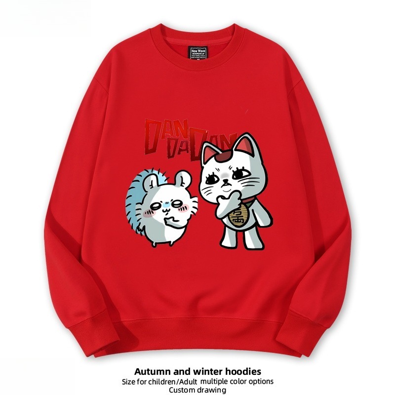 高速婆婆X小桃 聯名親子情侶裝 圓領長袖