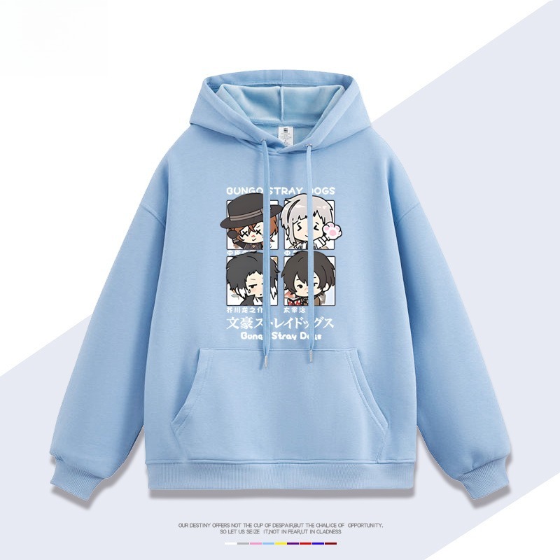 文豪野犬新款 親子情侶男女連帽衛衣