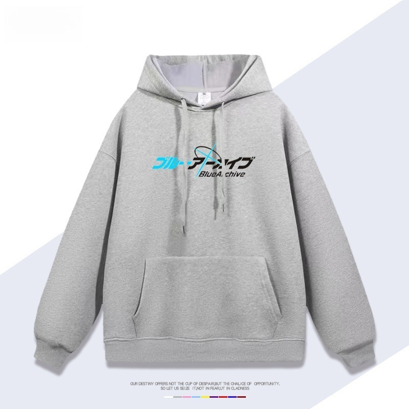 蔚藍檔案新款 親子情侶男女連帽衛衣