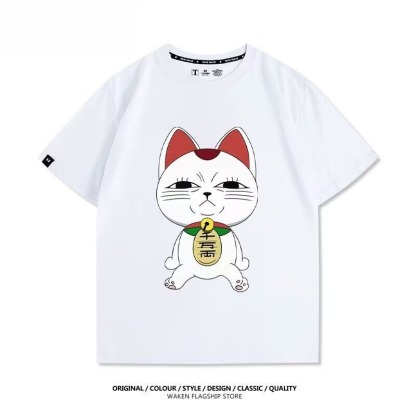 膽大黨 2026親子情侶男女同款 印花短袖T恤