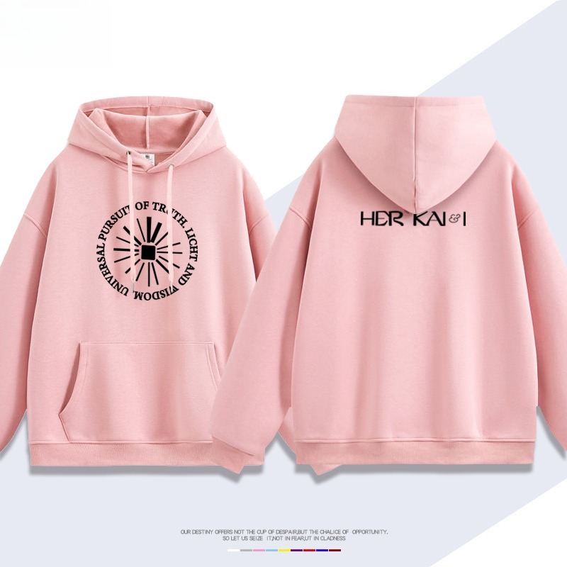 欧文同款 聯名衛衣2026秋冬新款 親子情侶裝連帽衛衣