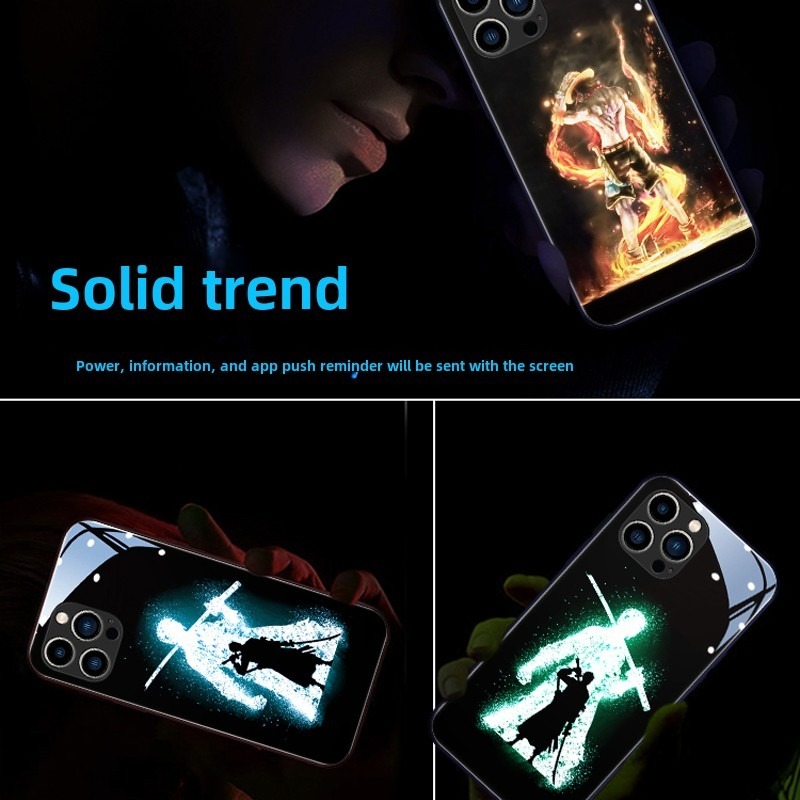 [英文]航海王來電閃智能發光手機殼