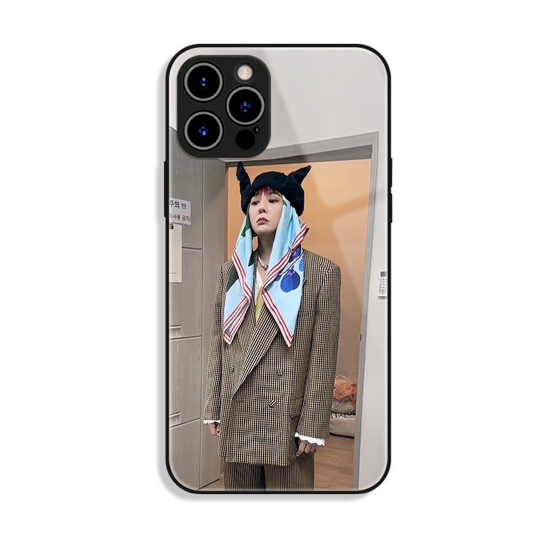 GD權志龍新款高清全包防摔玻璃殼