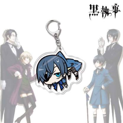 黑執事塞巴斯蒂安夏爾亞克力鑰匙扣掛飾【單買三件起送】