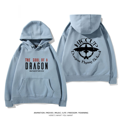 馴龍高手聯名史迪仔 2024秋冬新款親子情侶裝薄絨款連帽衛衣