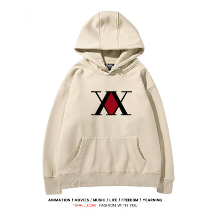 全職獵人 聯名衛衣2024秋冬新款親子情侶裝薄絨款連帽衛衣