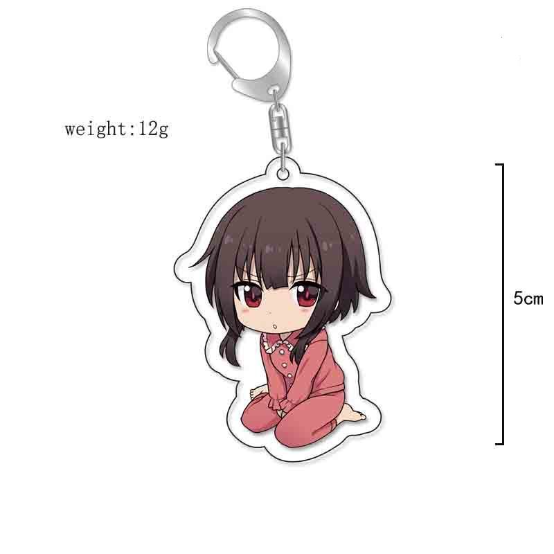 素晴爲美好的世界獻上祝福阿庫婭惠惠和真悠悠達克尼斯鑰匙扣掛飾【單買三件起送】