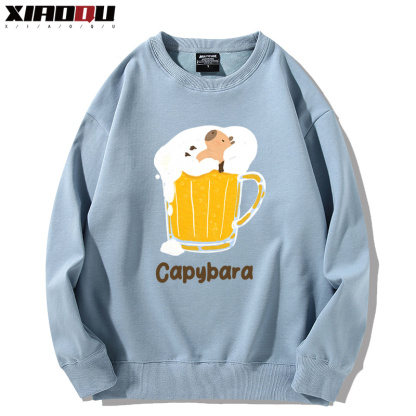 卡皮巴拉 2024親子情侶裝 圓領長袖