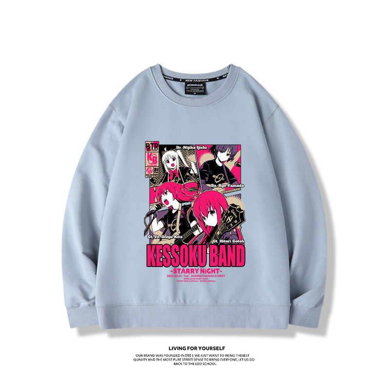 孤獨搖滾2023親子情侶裝 圓領長袖