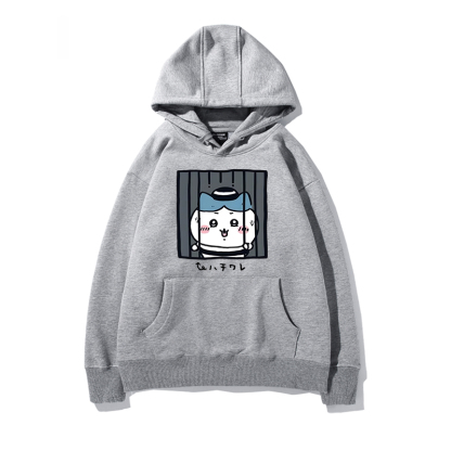 chiikawa 2024秋冬新款親子情侶裝薄絨款連帽衛衣