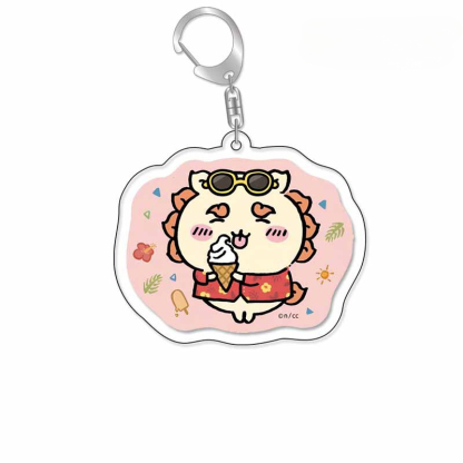 chiikawa 吉伊卡哇 亞克力鑰匙扣可愛小八創意烏薩奇公仔包 掛飾【單買三件起送】