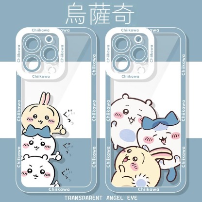 蘋果 系列chiikawa天使眼透明防摔軟殼