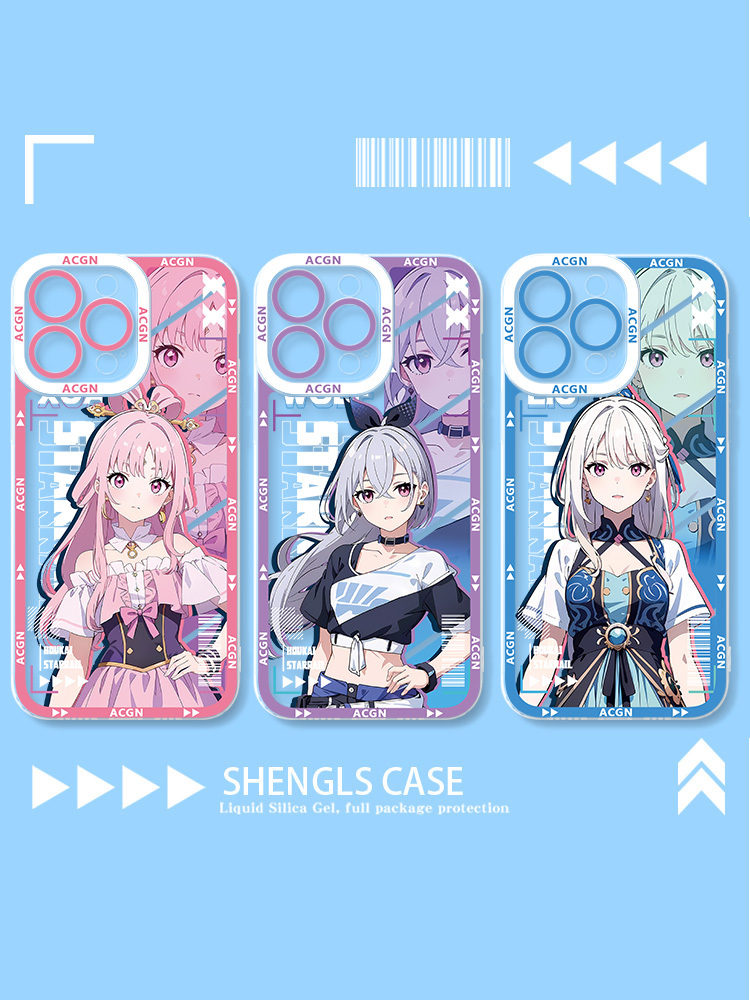 蘋果 系列崩壞:星穹鐵道天使之眼透明防摔手機殼