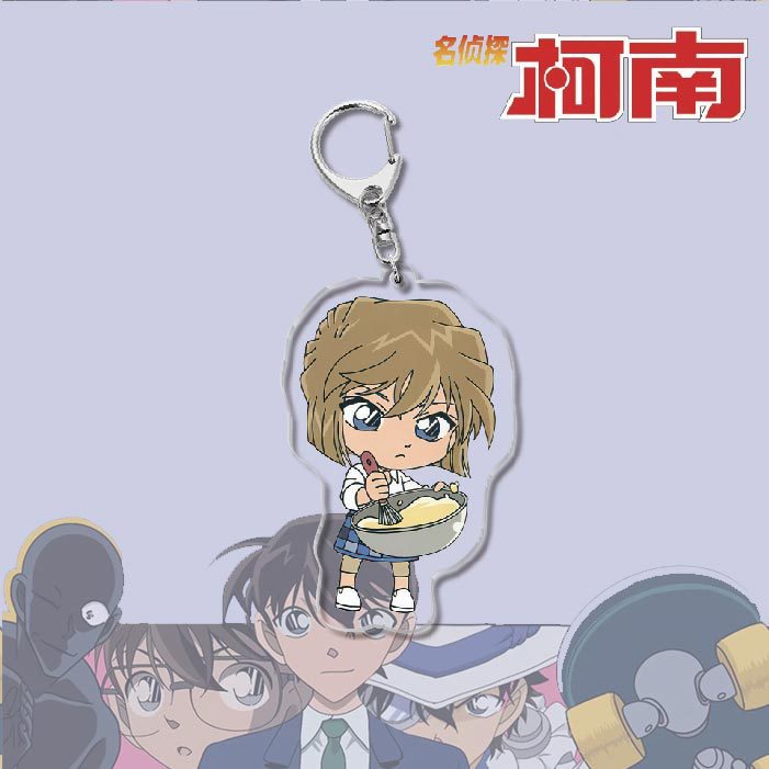 名偵探柯南周邊 灰原哀基德赤井秀一安室透世良真純亞克力鑰匙扣掛飾【單買三件起送】
