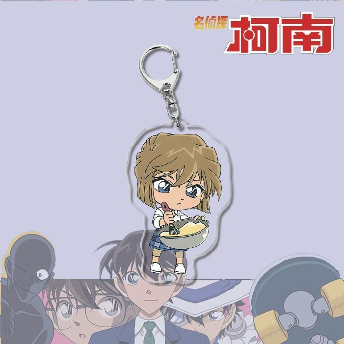 名偵探柯南周邊 灰原哀基德赤井秀一安室透世良真純亞克力鑰匙扣掛飾【單買三件起送】