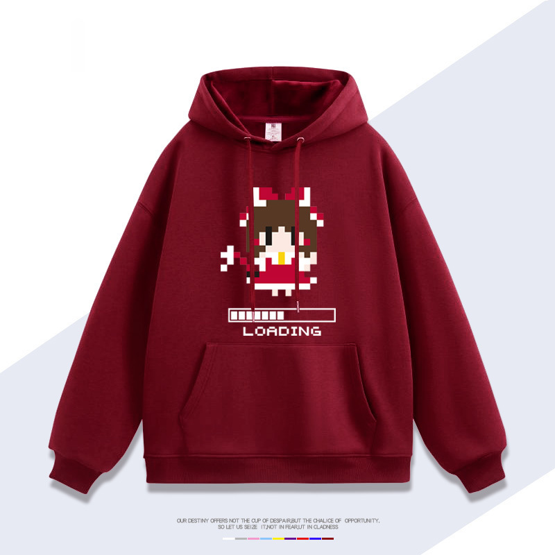 東方Project 聯名衛衣2025秋冬新款親子情侶裝連帽衛衣