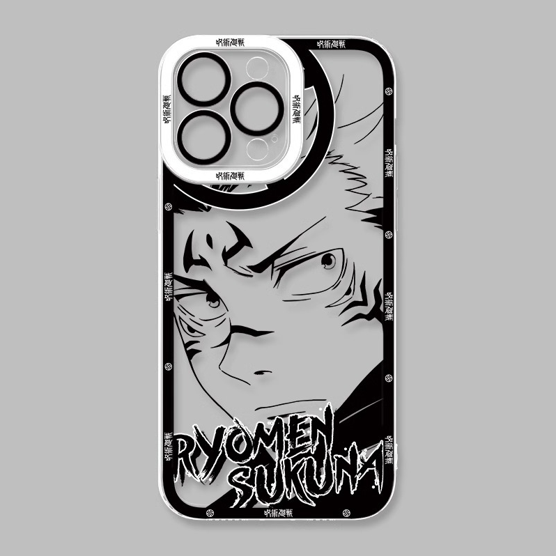 蘋果 系列咒術迴戰天使眼透明防摔軟殼