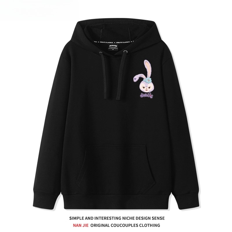 星黛露達菲 聯名衛衣2025秋冬新款 親子情侶裝連帽衛衣