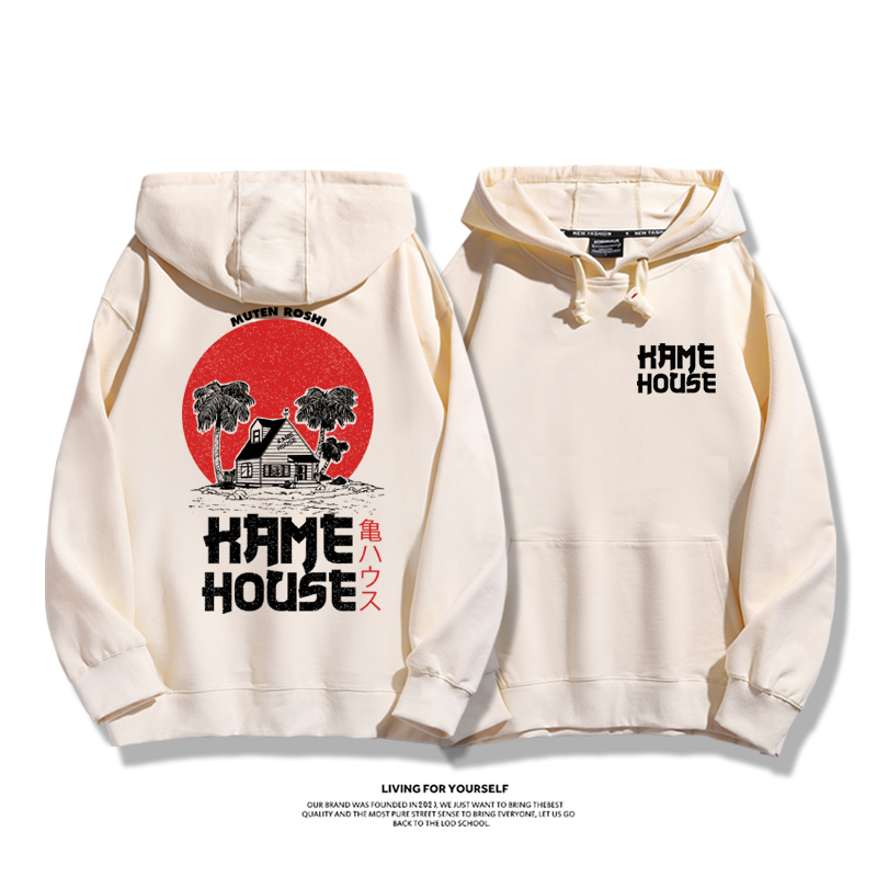 七龍珠聯名衛衣2023秋冬新款親子情侶裝薄絨款連帽衛衣