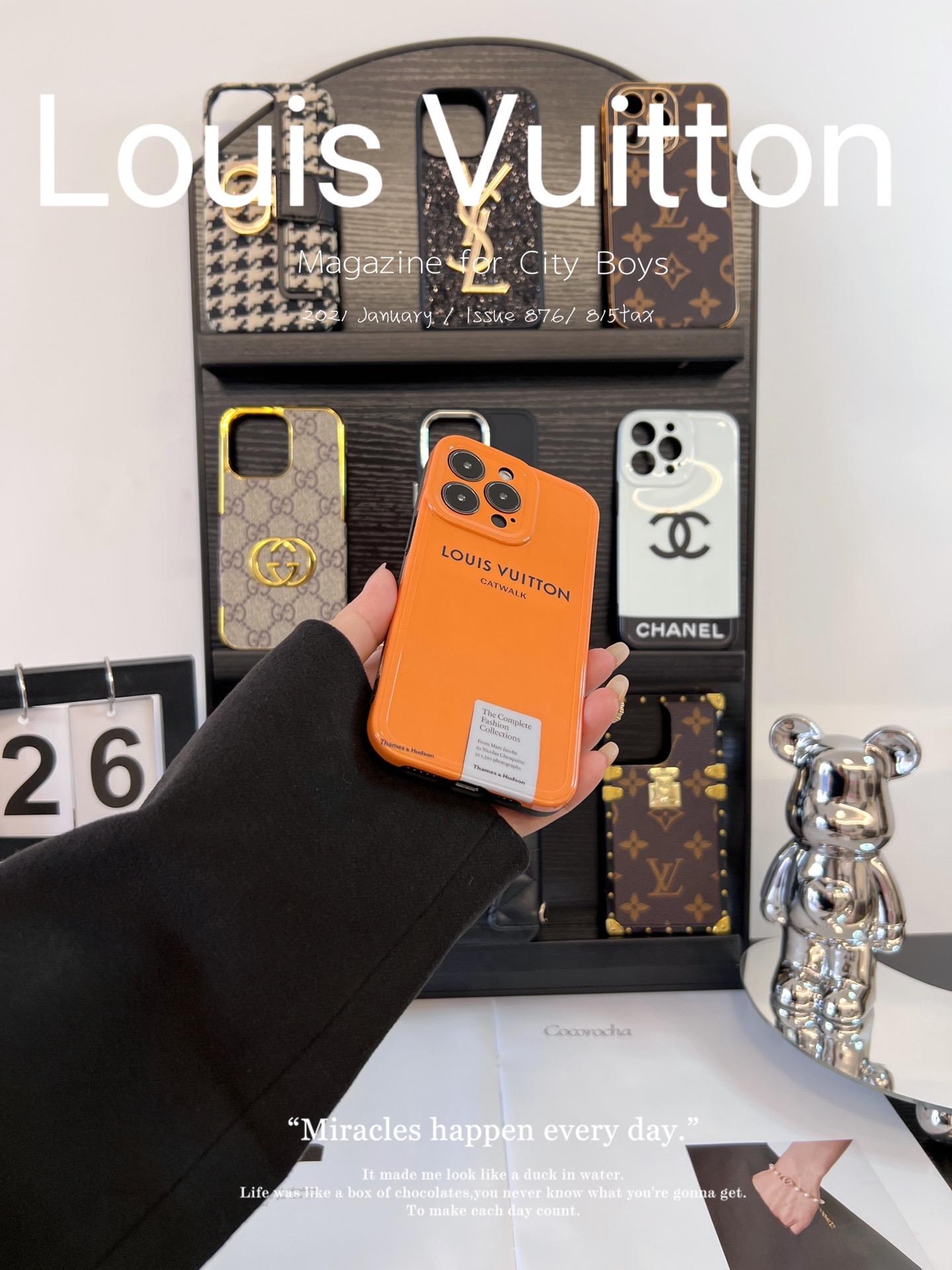 路易威登磨砂全包手機殼