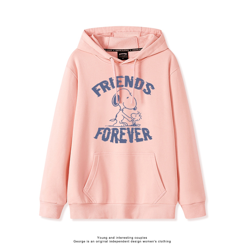 史努比 聯名衛衣2025秋冬新款親子情侶裝連帽衛衣