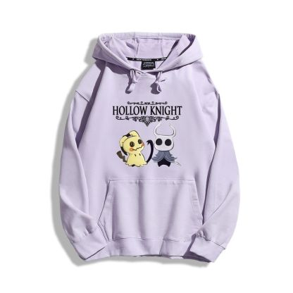 空洞騎士聯名寶可夢衛衣2023秋冬新款親子情侶裝薄絨款連帽衛衣