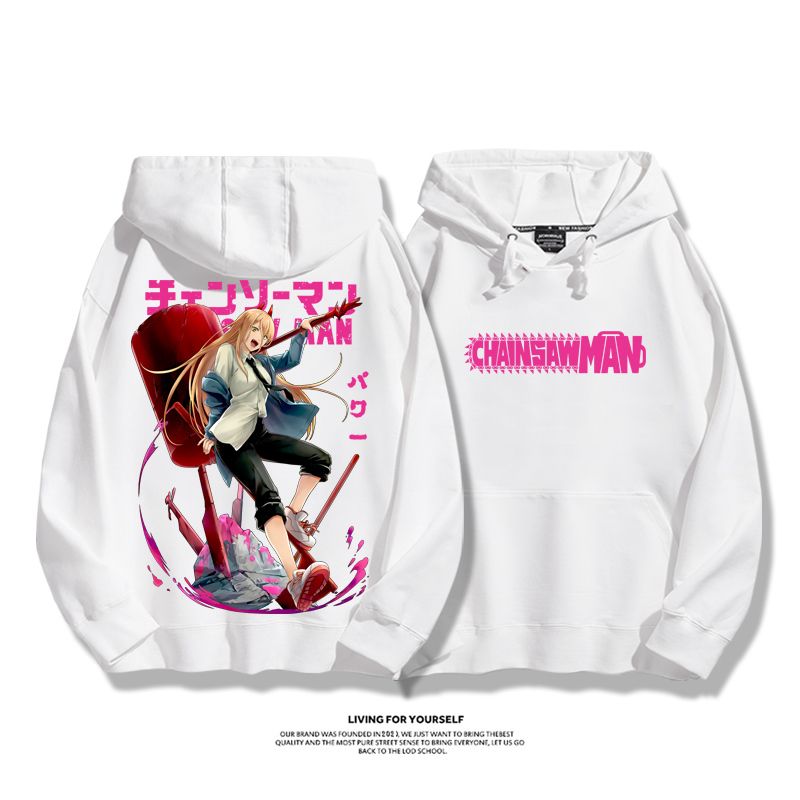 鏈鋸人新款 親子情侶男女款連帽衛衣