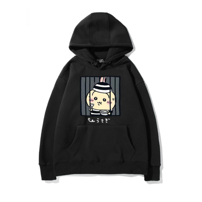 chiikawa 2024秋冬新款親子情侶裝薄絨款連帽衛衣