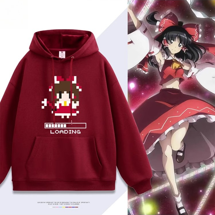 東方Project 聯名衛衣2025秋冬新款親子情侶裝連帽衛衣