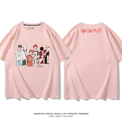 排球少年 2024親子情侶男女同款 純棉T恤