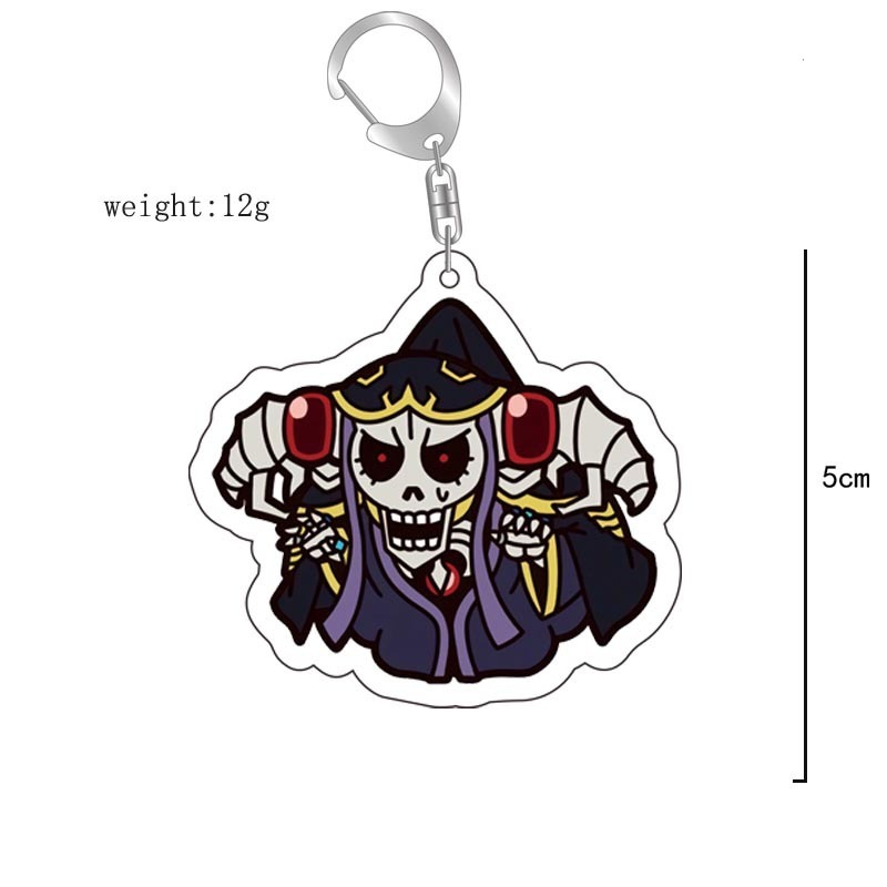 Overlord不死者骨傲天雅兒貝德周邊亞克力掛飾鑰匙扣【單買三件起送】
