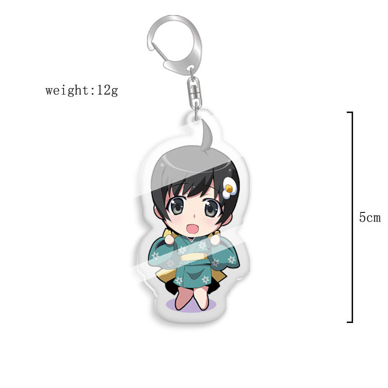 物語系列鑰匙扣忍野忍阿良良原黑儀羽川翼周邊亞克力掛件鑰匙扣掛飾【單買三件起送】