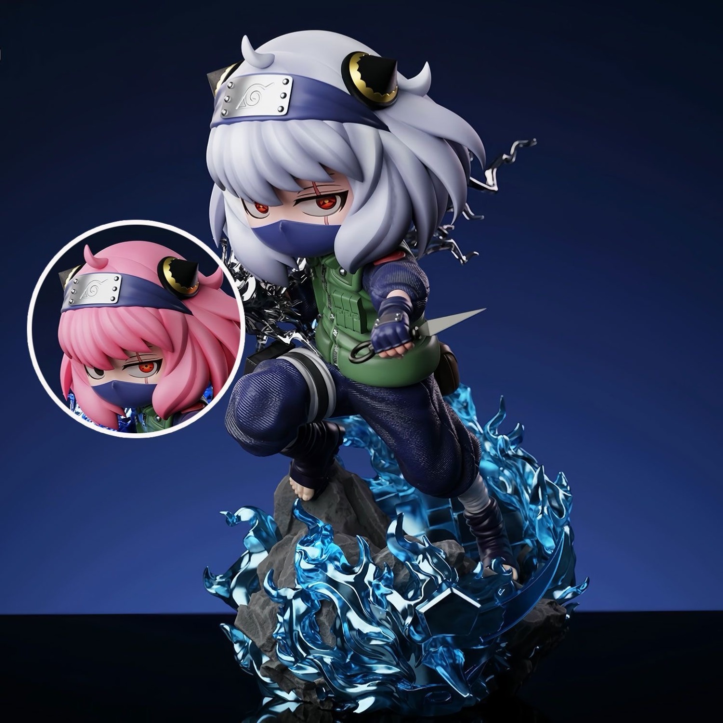 ZH 整活 間諜過家家 卡卡西安妮亞 雙頭雕