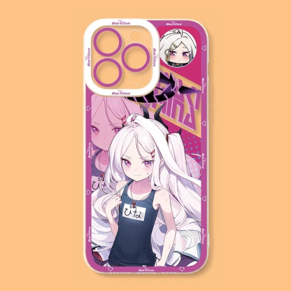 蘋果 系列蔚藍檔案天使眼透明防摔軟殼