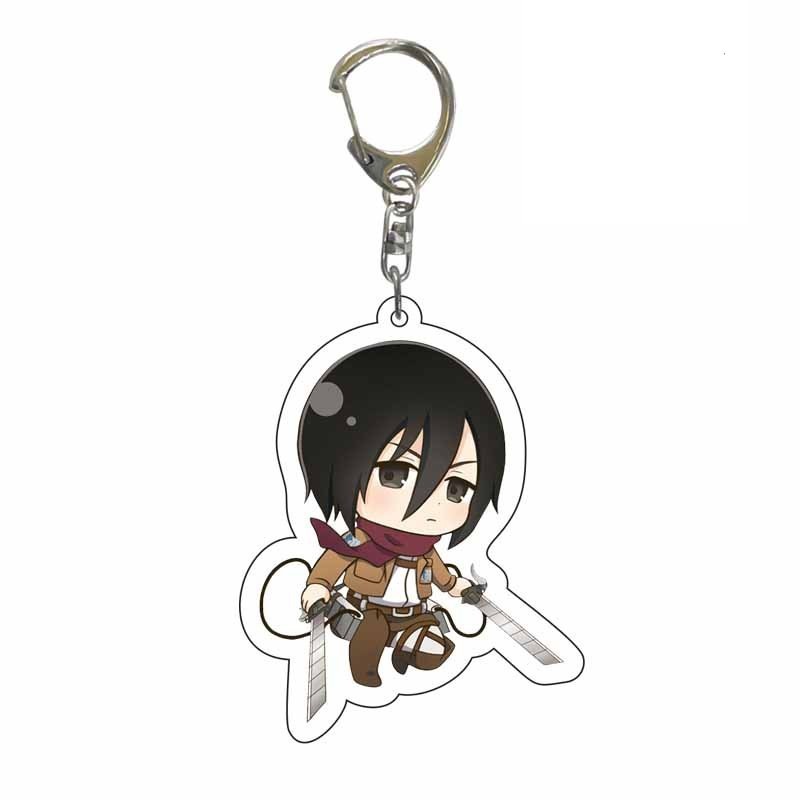 進擊的巨人調查兵團艾倫三笠阿明埃爾文利威爾韓吉萊納鑰匙扣掛飾【單買三件起送】