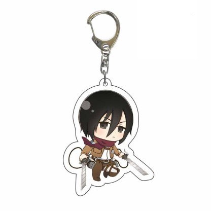 進擊的巨人調查兵團艾倫三笠阿明埃爾文利威爾韓吉萊納鑰匙扣掛飾【單買三件起送】