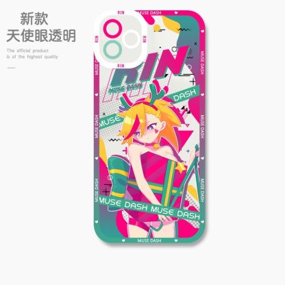 蘋果 系列喵斯快跑 初音未來天使眼透明防摔軟殼