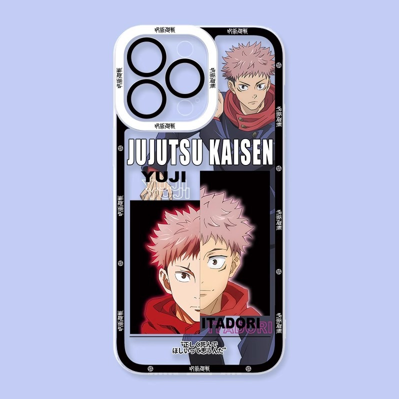 蘋果 系列咒術迴戰天使眼透明防摔軟殼