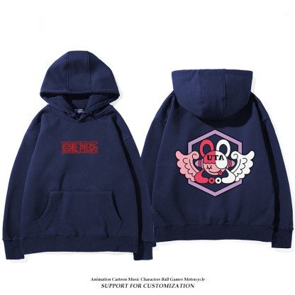 航海王紅髮歌姬烏塔 聯名衛衣2024秋冬新款親子情侶裝薄絨款連帽衛衣