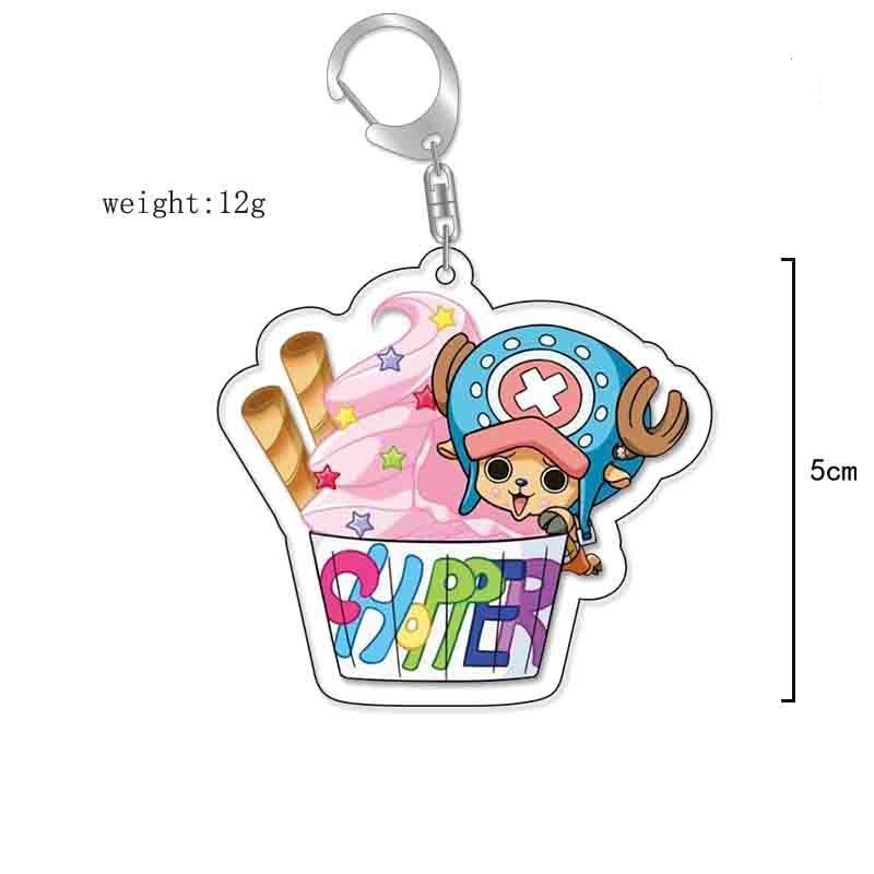 航海王草帽路飛索隆喬巴羅賓亞力克鑰匙扣掛飾【單買三件起送】