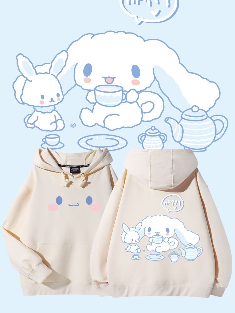 三麗鷗聯名衛衣2025秋冬新款親子情侶裝連帽衛衣