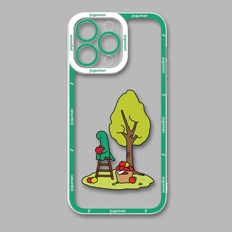 joguman小恐龍天使眼透明防摔軟殼