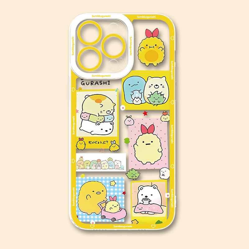 角落生物天使眼透明防摔軟殼