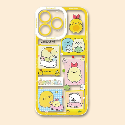 角落生物天使眼透明防摔軟殼