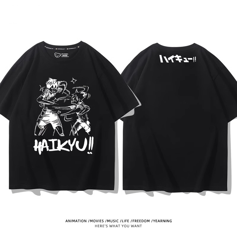 排球少年 2024親子情侶男女同款 純棉T恤