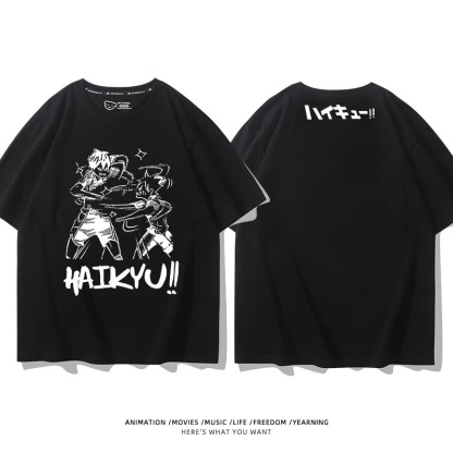 排球少年 2024親子情侶男女同款 純棉T恤