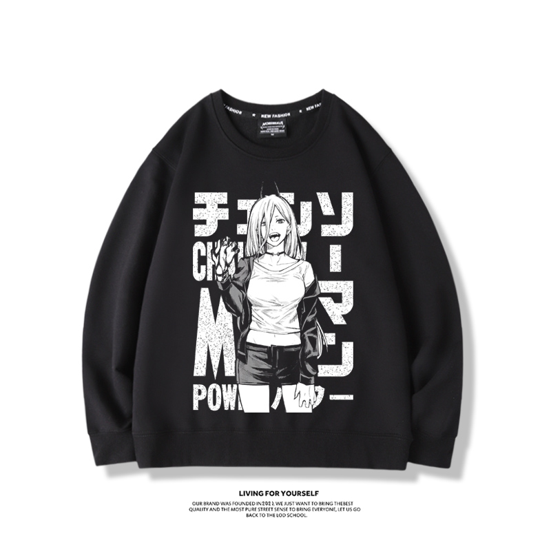 鏈鋸人帕瓦2023親子情侶裝 圓領長袖